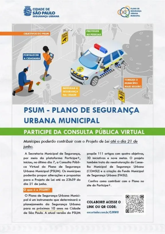 PSUM - Plano de Segurança Urbana Municipal